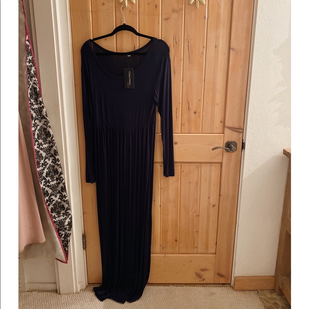 Brand new blue maxi dress